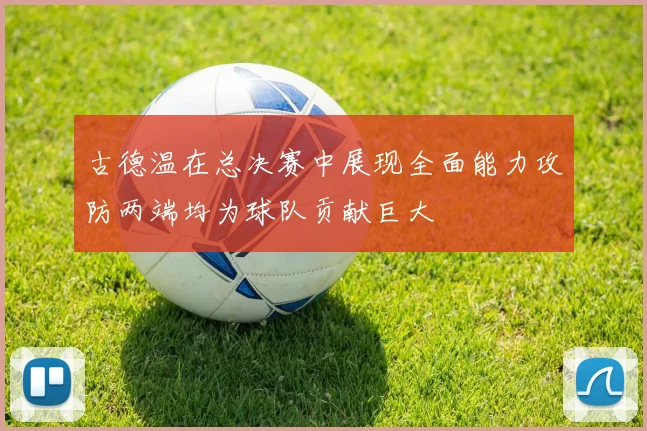古德温在总决赛中展现全面能力攻防两端均为球队贡献巨大